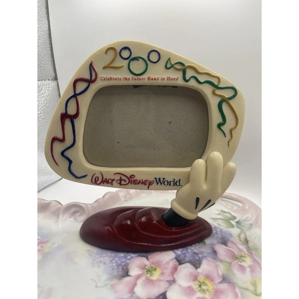 Walt Disney World 2000 Celebrate The Future Hand in Hand Picture Frame